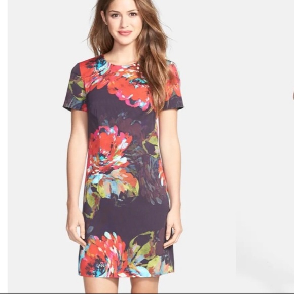 Trina Turk Natasha Floral Dress - Picture 1 of 7